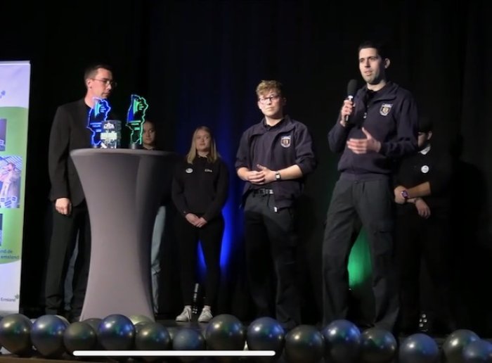 Jugendfeuerwehr beim Jugendaward des Kreisjugendrings Emsland
